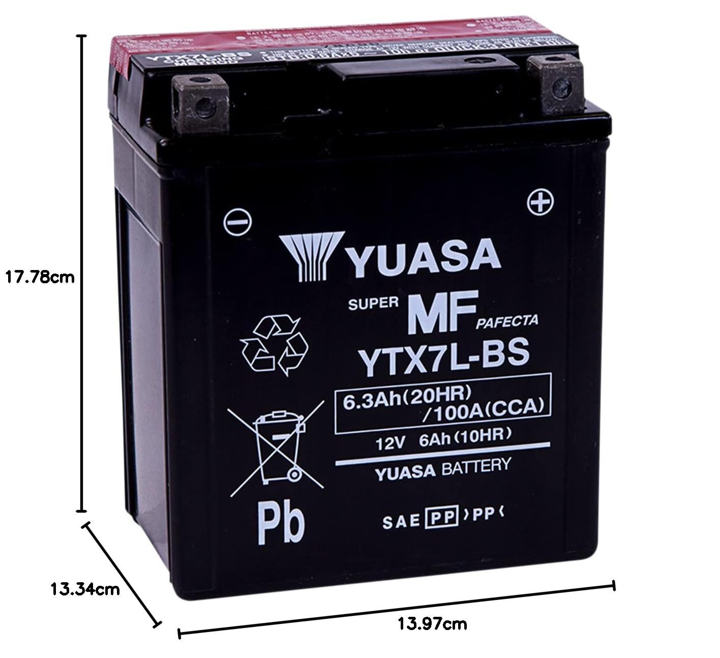 GS YUASA YTX7L-BS オートバイ用バッテリー GSユアサ GS YUASA YTX7L-BS バイク バッテリー 充電・液注入